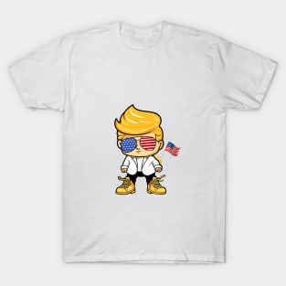 The golden sneaker edition - 1 (Thou shall not say his name version) T-Shirt